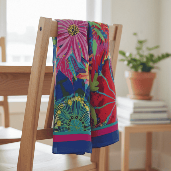 Blooming Hour Modal Long Scarf - Scarf - Ruby Olive