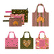 Carb Lovers Pouch Trio and Shopping Bag Bundle