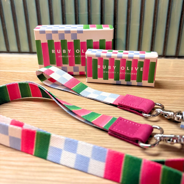 Check Mate Shopper and Lanyard Bundle - Bundle - Ruby Olive