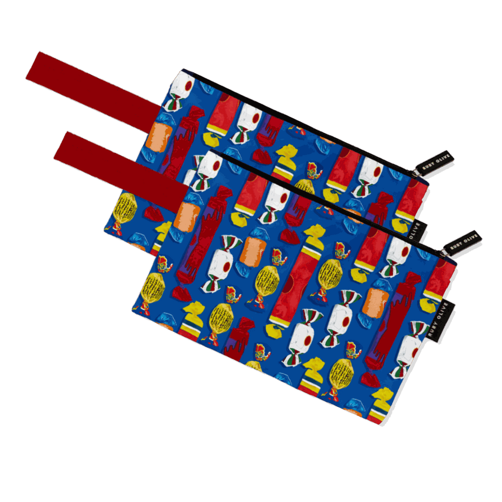 Chewies Small Pouch 2 Pack - Pouch - Ruby Olive