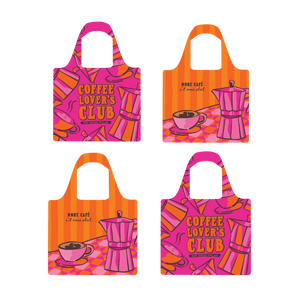 Coffee Lovers Club Reusable Shopping Bag Bundle - Bundle - Ruby Olive