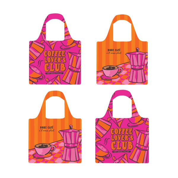 Coffee Lovers Club Reusable Shopping Bag Bundle - Bundle - Ruby Olive