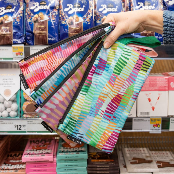 Colourful Chaos Small Pouch 2 Pack - Pouch - Ruby Olive