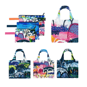 Dreamy Sundays Pouch Trio and Shopping Bag Bundle - Bundle - Ruby Olive