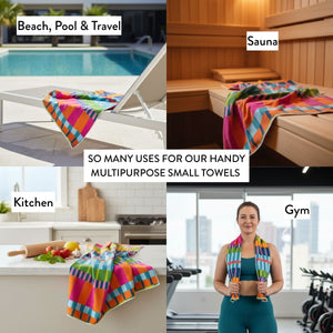 Feelin' Fine Quick Dry Small Microfibre Towel - Towel - Ruby Olive