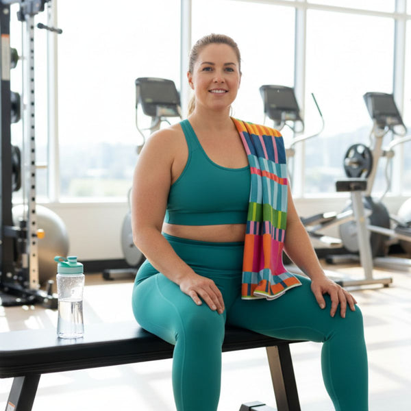 Feelin' Fine Quick Dry Small Microfibre Towel - Towel - Ruby Olive