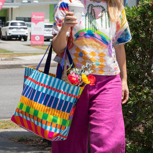 Feelin' Fine Tote Bag and Pouch Bundle - Ruby Olive