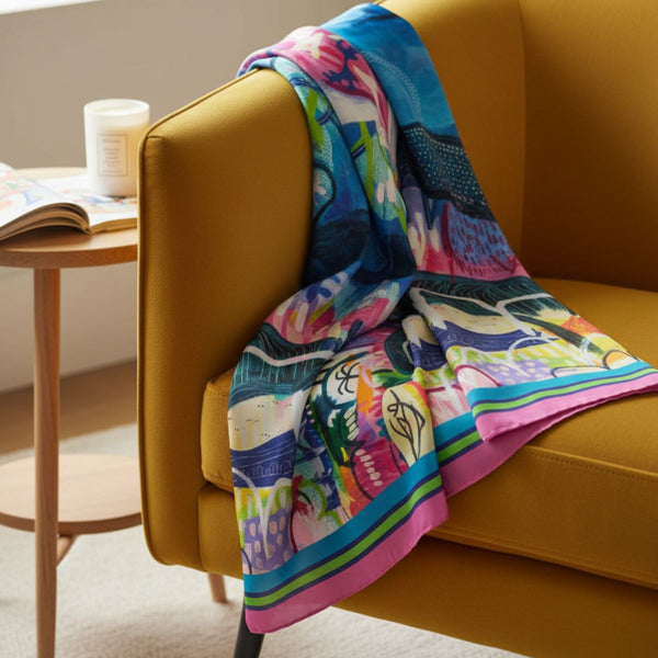 Fellwalks Modal Long Scarf - Scarf - Ruby Olive