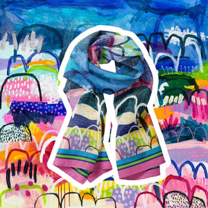 Fellwalks Modal Long Scarf - Scarf - Ruby Olive