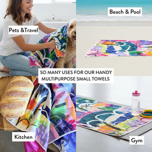 Fellwalks Quick Dry Small Microfibre Towel - Towel - Ruby Olive