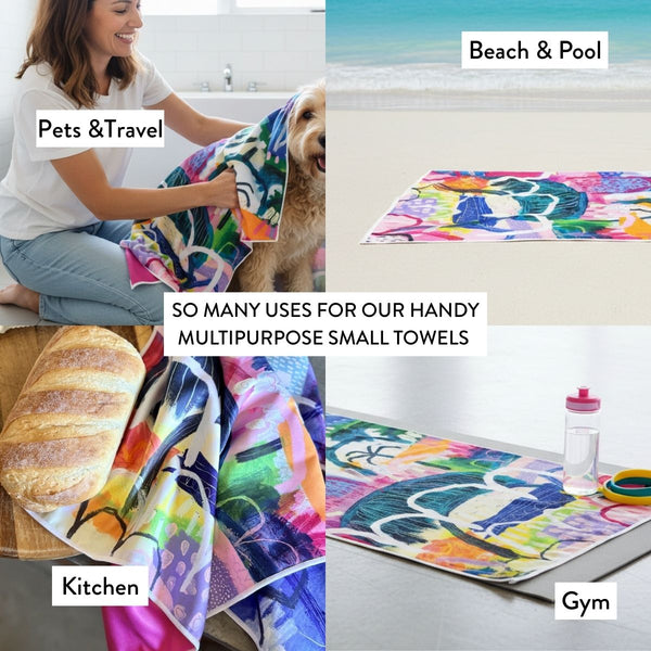 Fellwalks Quick Dry Small Microfibre Towel - Towel - Ruby Olive