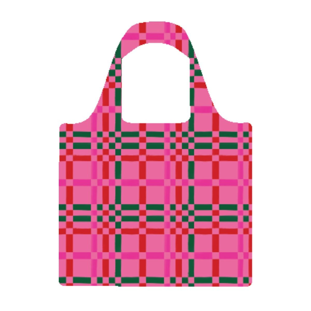 Festive Plaid Reusable Shopping Bag - Bag - Ruby Olive