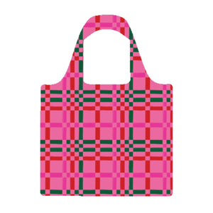 Festive Plaid Reusable Shopping Bag - Bag - Ruby Olive