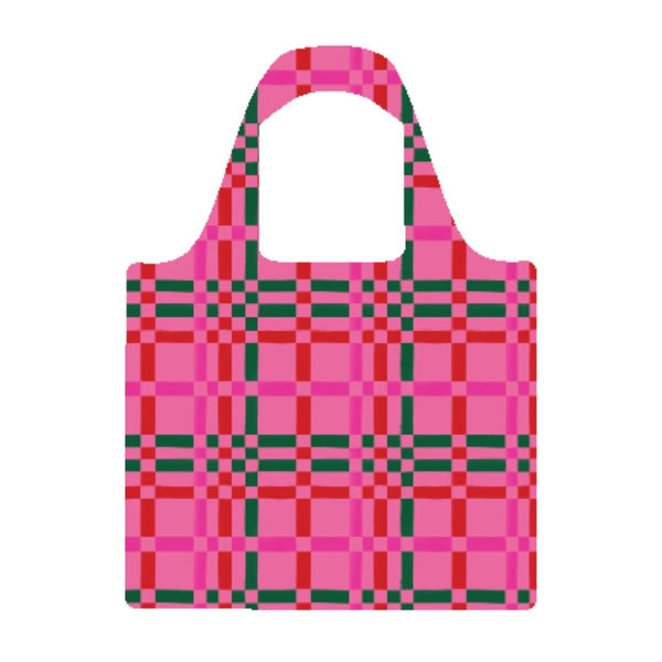 Festive Plaid Reusable Shopping Bag - Bag - Ruby Olive