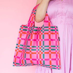 Festive Plaid Reusable Shopping Bag - Bag - Ruby Olive
