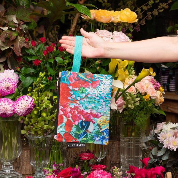 Floral Lover Shopper and Pouch Bundle - Bundle - Ruby Olive