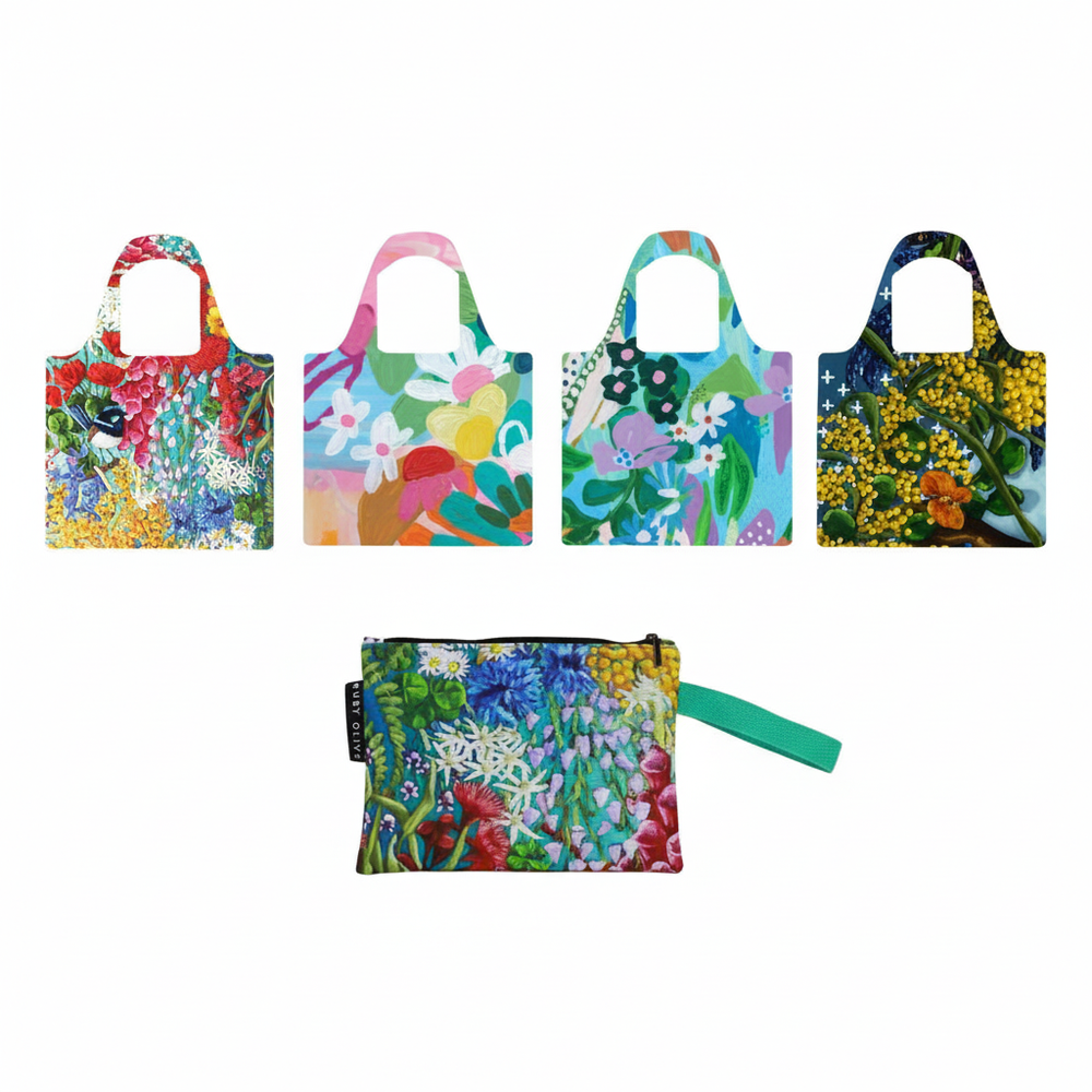 Floral Lover Shopper and Pouch Bundle - Bundle - Ruby Olive