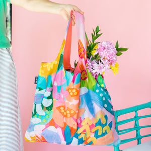 Flower Joy Reusable Shopping Bag - Bag - Ruby Olive