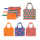 Fruit Salad Pouch Trio and Shopping Bag Bundle