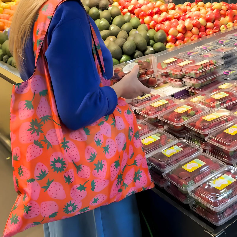 Strawberry Reusable Shopping Bag - Bag - Ruby Olive