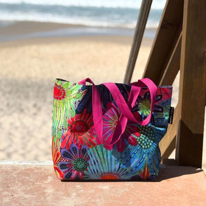 Garden Of Eden Tote Bag and Pouch Bundle - Ruby Olive