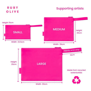 Garden Wonderland Pouch Trio - Pouch - Ruby Olive