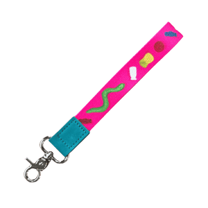 Lolly Jar Pink Wristlet Keychain - Keychain - Ruby Olive