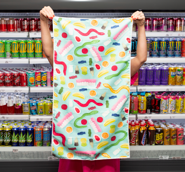 Lolly Jar Quick Dry Small Microfibre Towel - Towel - Ruby Olive