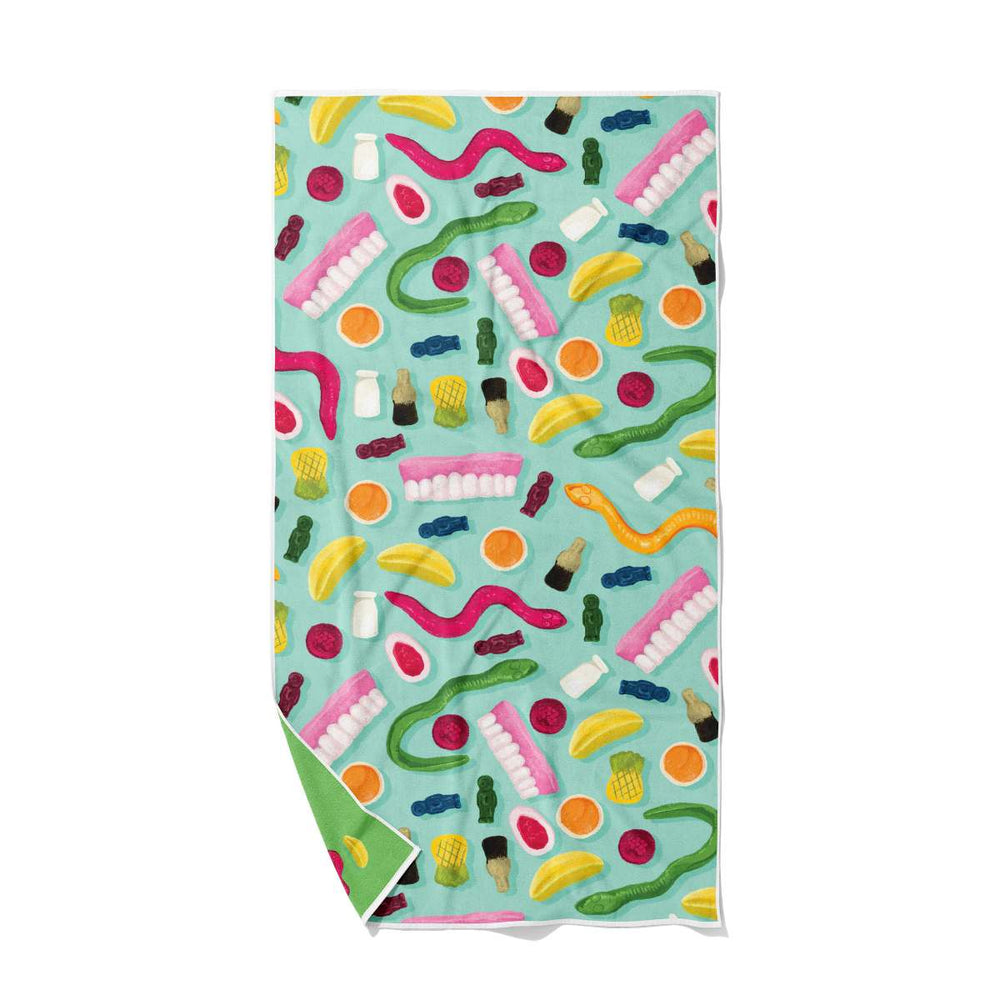 Lolly Jar Quick Dry Small Microfibre Towel - Towel - Ruby Olive