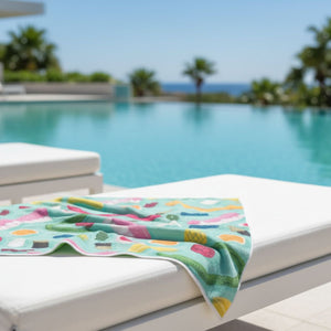 Lolly Jar Quick Dry Small Microfibre Towel - Towel - Ruby Olive