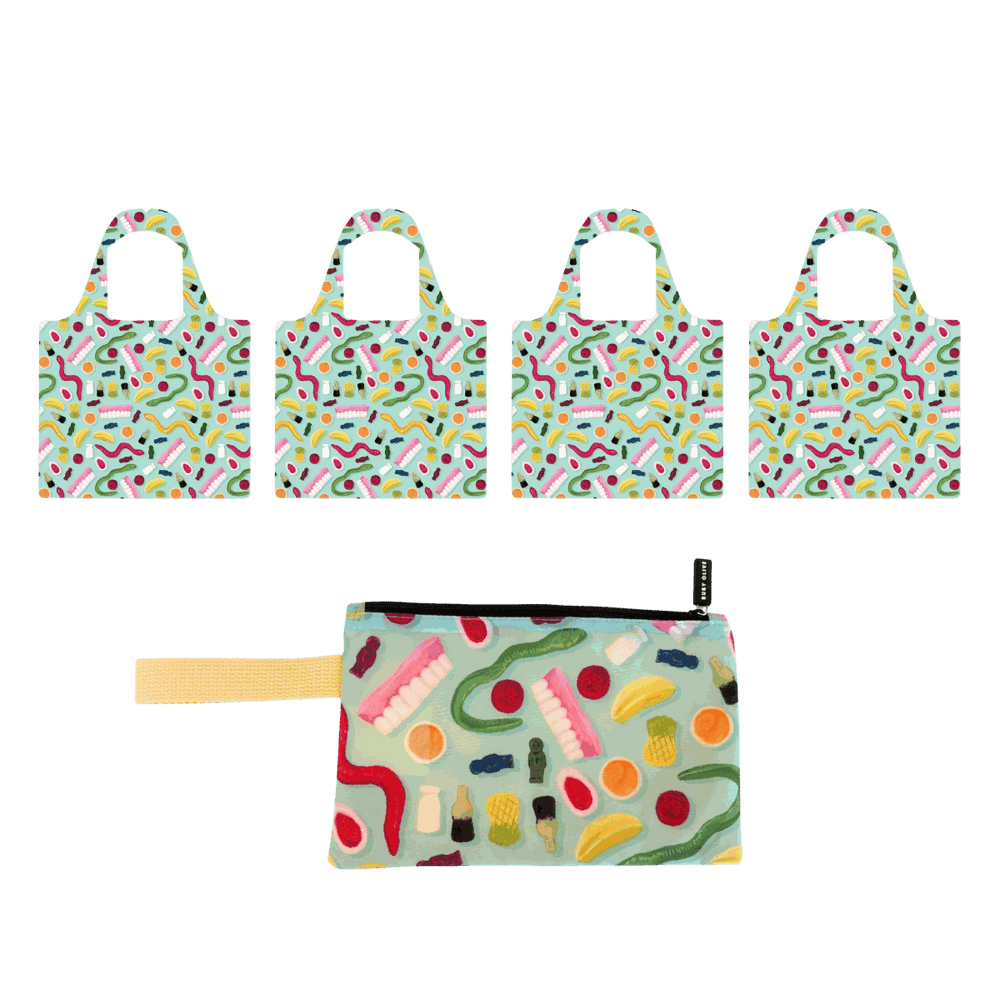 Lolly Jar Shopping Bag and Pouch Bundle - Bundle - Ruby Olive