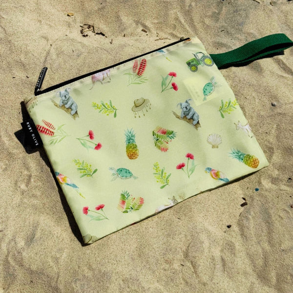 Loving Our Sunburnt Country Pouch Trio - Pouch - Ruby Olive