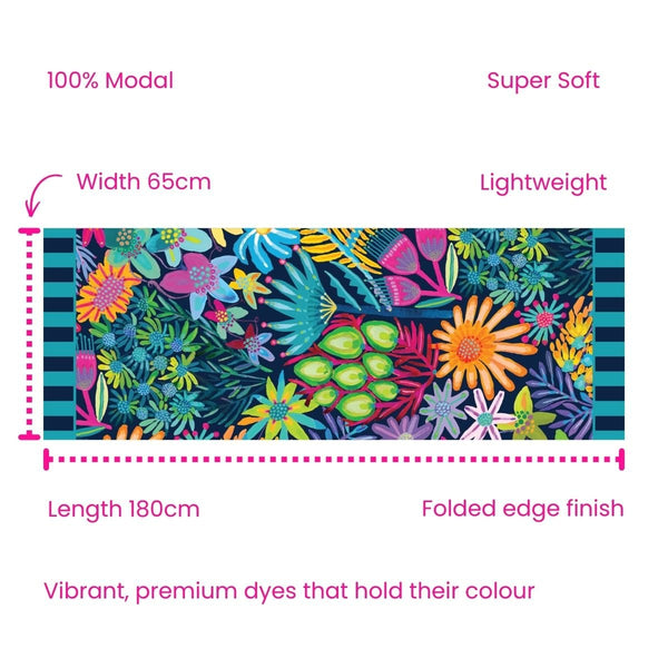 Mellow Meadow Long Scarf - Scarf - Ruby Olive