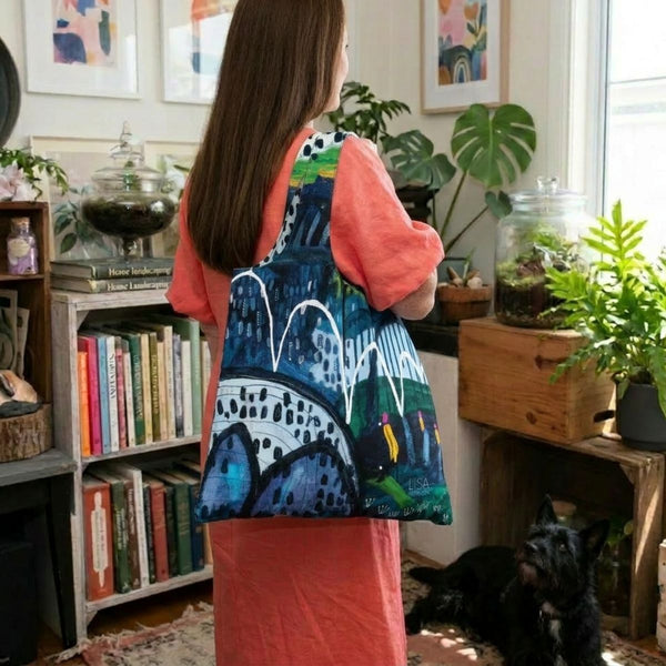 Midnight Storm Reusable Shopping Bag - Bag - Ruby Olive