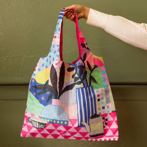 Neon Tea Party Reusable Shopping Bag - Bag - Ruby Olive