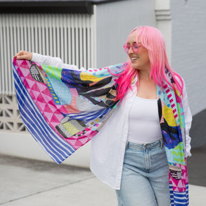 Neon Tea Party Scarf - Scarf - Ruby Olive