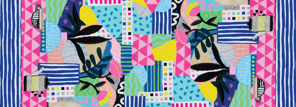 Neon Tea Party Scarf - Scarf - Ruby Olive