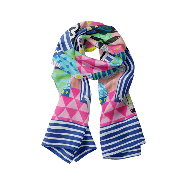 Neon Tea Party Scarf - Scarf - Ruby Olive