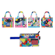 Neon Tea Party Shopper and Pouch Bundle