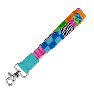 Neon Tea Party Wristlet Keychain - Keychain - Ruby Olive