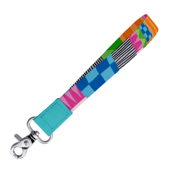 Neon Tea Party Wristlet Keychain - Keychain - Ruby Olive