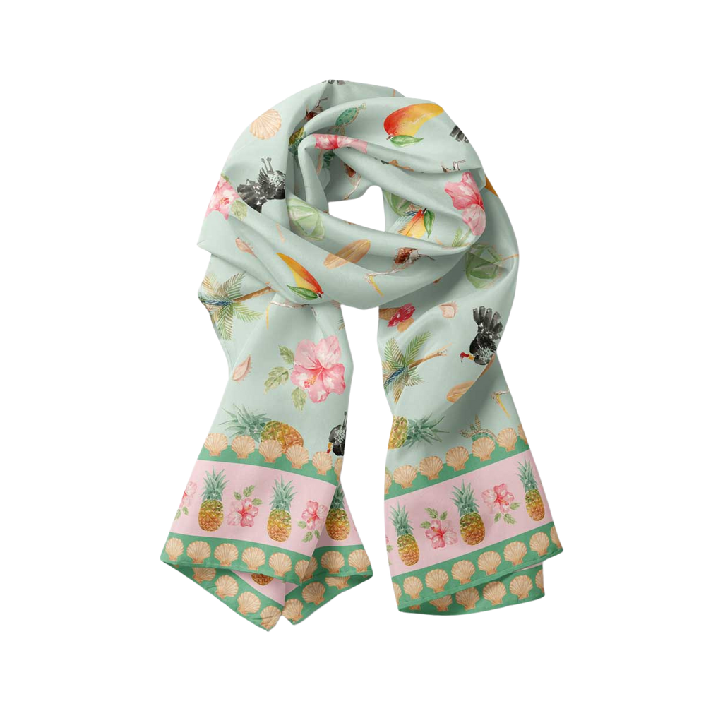 Noosa Parade Modal Long Scarf - Scarf - Ruby Olive