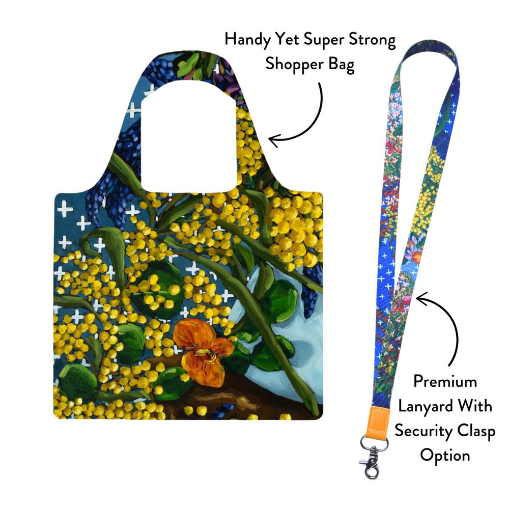 RO x Kate Quinn Four Seasons In One Day  Shopper Bag + Lanyard Bundle