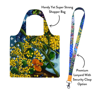RO x Kate Quinn Four Seasons In One Day  Shopper Bag + Lanyard Bundle