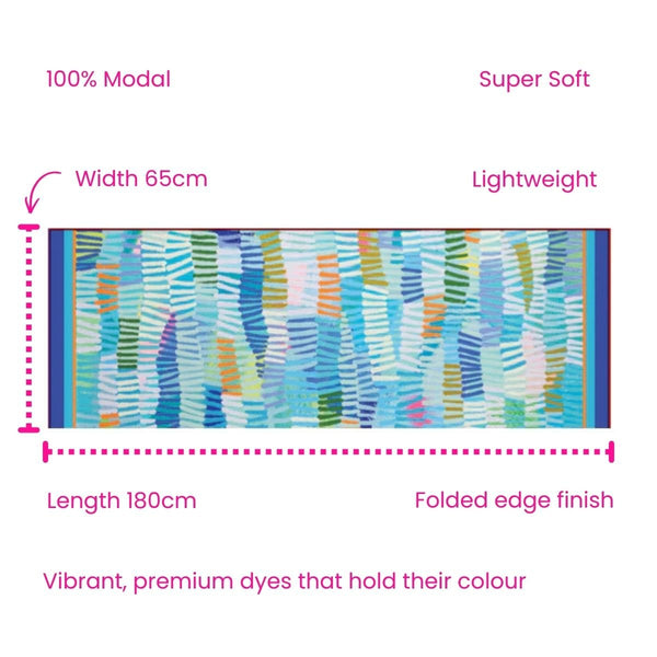 Out Of The Blue Long Scarf - Scarf - Ruby Olive