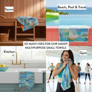 Out Of The Blue Quick Small Microfibre Dry Towel - Towel - Ruby Olive