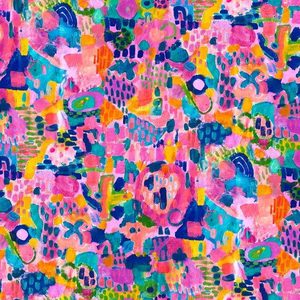 Rainbow Fields Long Scarf - Scarf - Ruby Olive