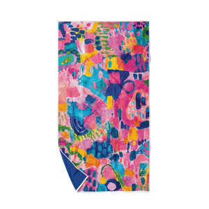 Rainbow Fields Quick Dry Small Microfibre Towel - Towel - Ruby Olive