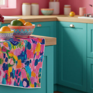 Rainbow Fields Quick Dry Small Microfibre Towel - Towel - Ruby Olive