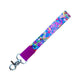 Rainbow Fields Wristlet Keychain